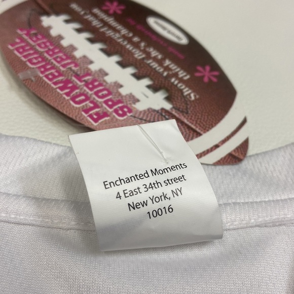 FOOTBALL JERSEY FLOWER GIRL from David’s Bridal size S - Picture 9 of 12